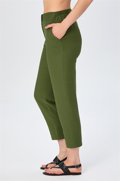 Beli Çıtçıtlı Cepli Pantolon 026-3507