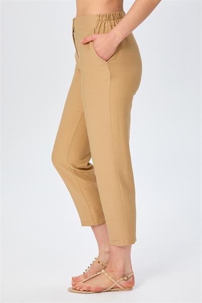 Beli Çıtçıtlı Cepli Pantolon 026-3507