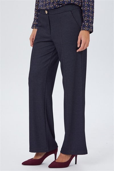 Beli Lastikli Bol Paça Cepli Pantolon 267-2005