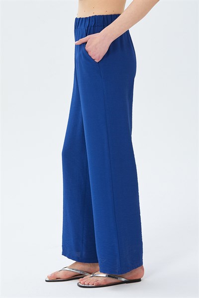 Beli Lastikli Bol Paça Pantolon 026-3501