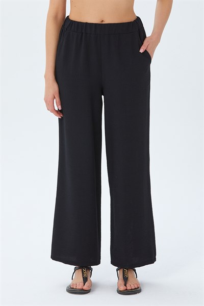 Beli Lastikli Bol Paça Pantolon 026-3501