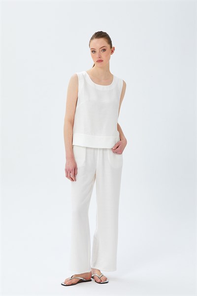 Beli Lastikli Bol Paça Pantolon 026-3501