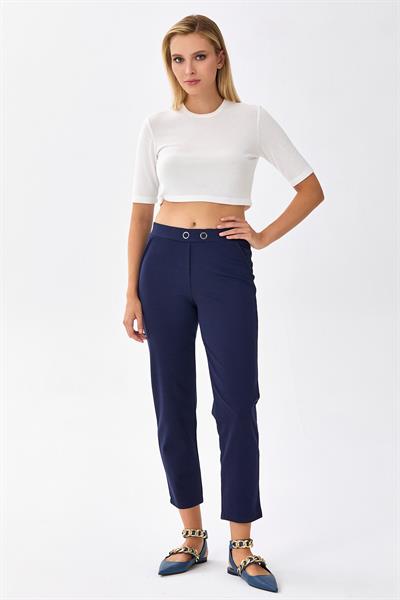 Beli Lastikli Boru Paça Pantolon 256-2005