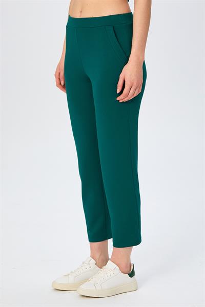 Beli Lastikli Cebi Nervür Detaylı Pantolon 026-2115