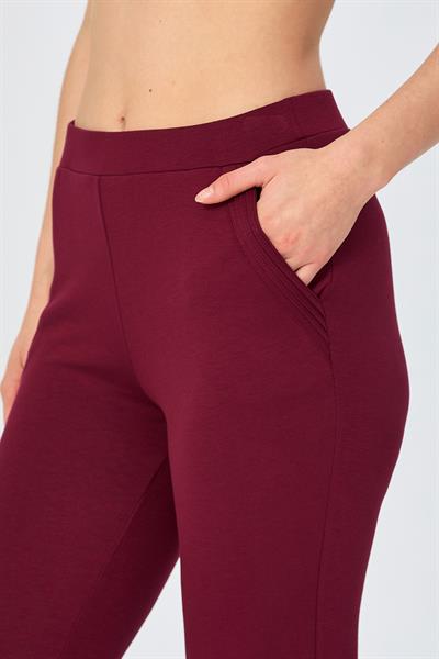 Beli Lastikli Cebi Nervür Detaylı Pantolon 026-2115