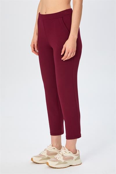 Beli Lastikli Cebi Nervür Detaylı Pantolon 026-2115