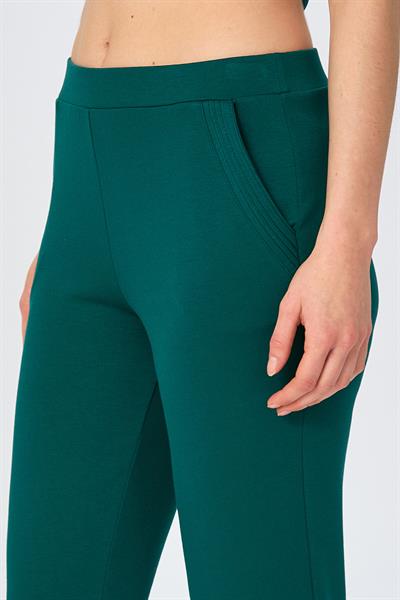 Beli Lastikli Cebi Nervür Detaylı Pantolon 026-2115