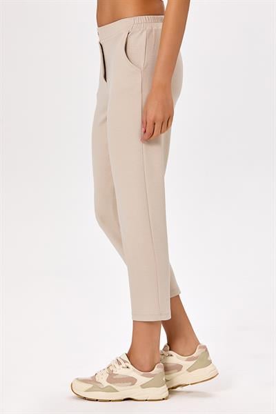 Beli Lastikli Cep Detaylı Pantolon 025-2105