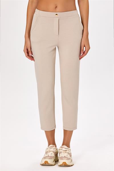 Beli Lastikli Cep Detaylı Pantolon 025-2105