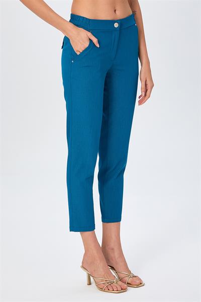 Beli Lastikli Cep Detaylı Pantolon 026-3516
