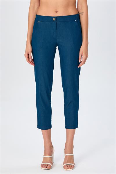 Beli Lastikli Cep Detaylı Pantolon 026-3516