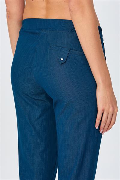 Beli Lastikli Cep Detaylı Pantolon 026-3516