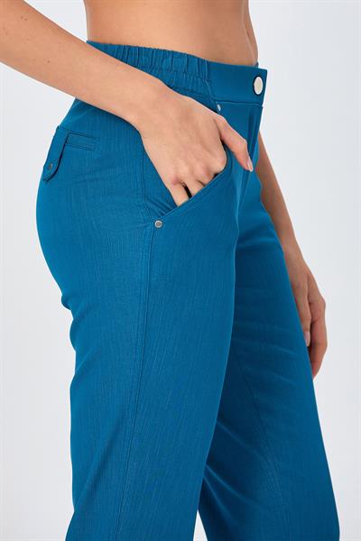 Beli Lastikli Cep Detaylı Pantolon 026-3516