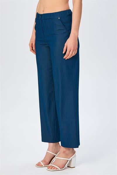 Beli Lastikli Cepli Bol Paça Pantolon 026-3518