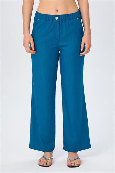 Beli Lastikli Cepli Bol Paça Pantolon 026-3518