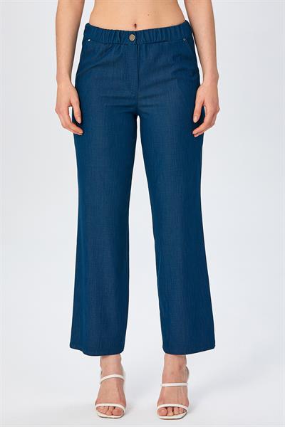 Beli Lastikli Cepli Bol Paça Pantolon 026-3518