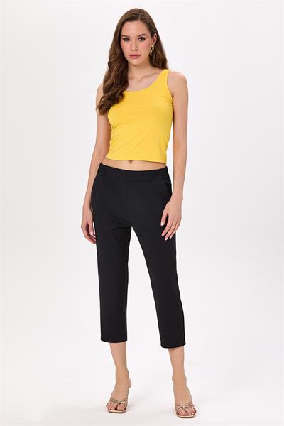 Beli Lastikli Cepli Capri Pantolon 025-2006