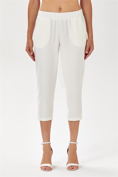 Beli Lastikli Cepli Capri Pantolon 024-3507