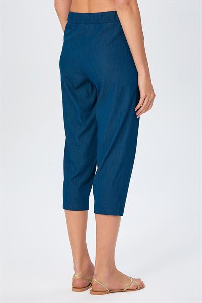 Beli Lastikli Cepli Kapri Pantolon 026-3515