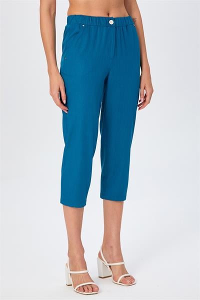 Beli Lastikli Cepli Kapri Pantolon 026-3515
