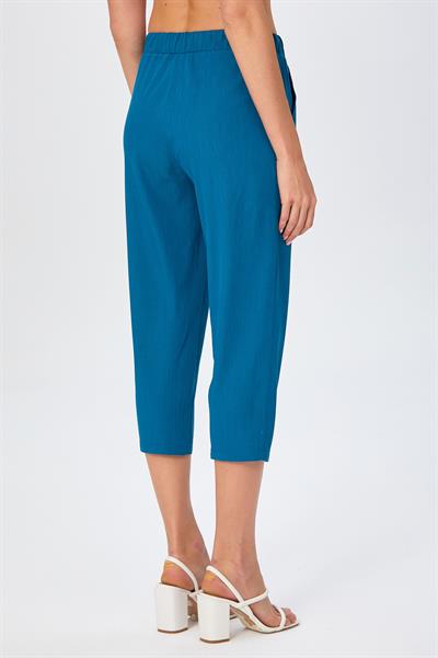Beli Lastikli Cepli Kapri Pantolon 026-3515
