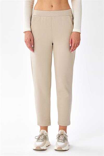 Beli Lastikli Cepli Pantolon 256-2113