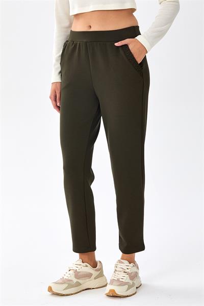 Beli Lastikli Cepli Pantolon 256-2113