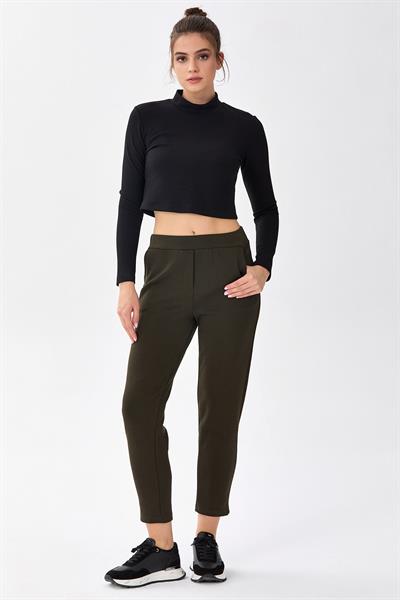 Beli Lastikli Cepli Pantolon 256-2115