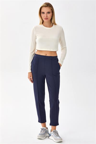 Beli Lastikli Cepli Pantolon 256-2118