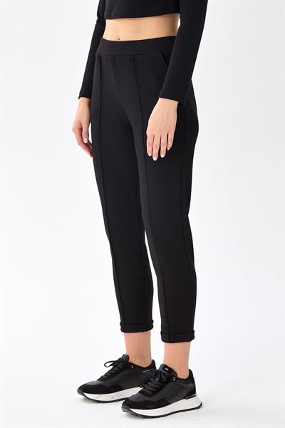 Beli Lastikli Duble Paça Cepli Pantolon 256-2101