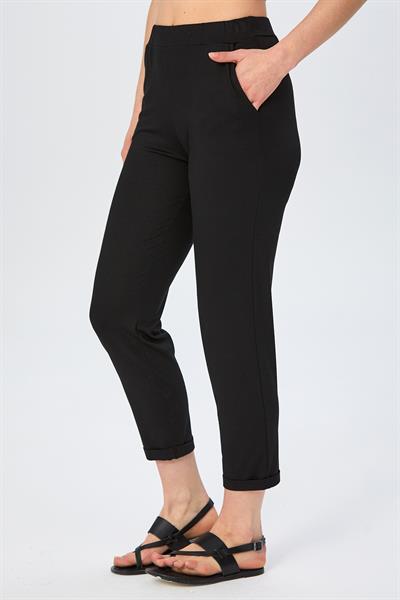 Beli Lastikli Duble Paça Cepli Pantolon 026-2002
