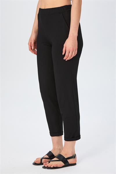 Beli Lastikli Duble Paça Cepli Pantolon 026-2002