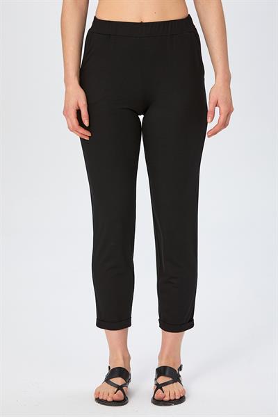 Beli Lastikli Duble Paça Cepli Pantolon 026-2002