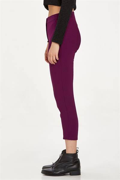 Beli Lastikli Düğmeli Pantolon 234-3502