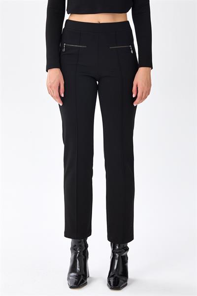 Beli Lastikli Fermuar Cep Detaylı Pantolon 256-2004