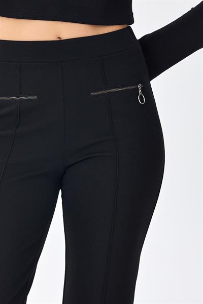 Beli Lastikli Fermuar Cep Detaylı Pantolon 256-2004