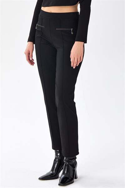 Beli Lastikli Fermuar Cep Detaylı Pantolon 256-2004