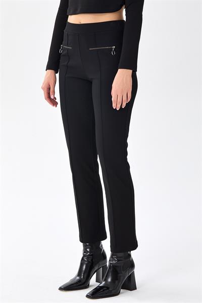 Beli Lastikli Fermuar Cep Detaylı Pantolon 256-2004
