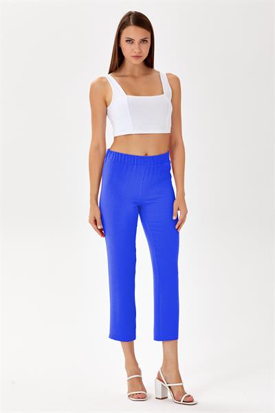 Beli Lastikli Geniş Paça Pantolon 024-3503