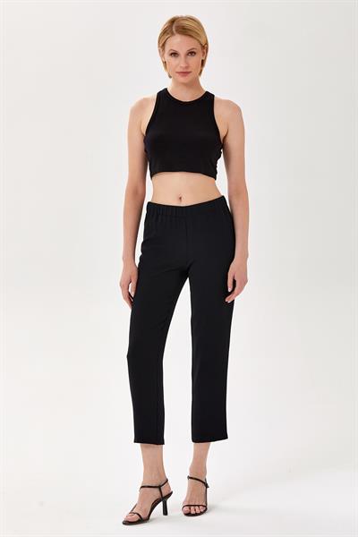 Beli Lastikli Geniş Paça Pantolon 024-3503