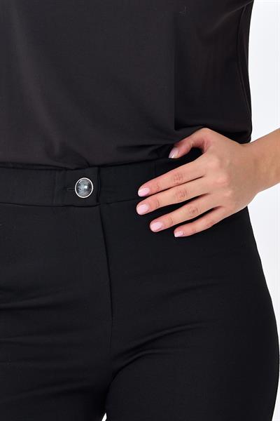 Beli Lastikli Geniş Paça Pantolon 256-2007