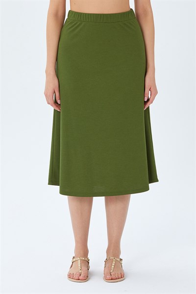 Beli Lastikli Midi Boy Etek 026-2012