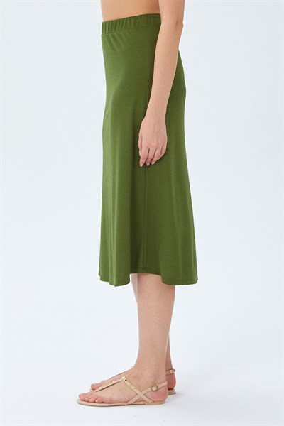 Beli Lastikli Midi Boy Etek 026-2012