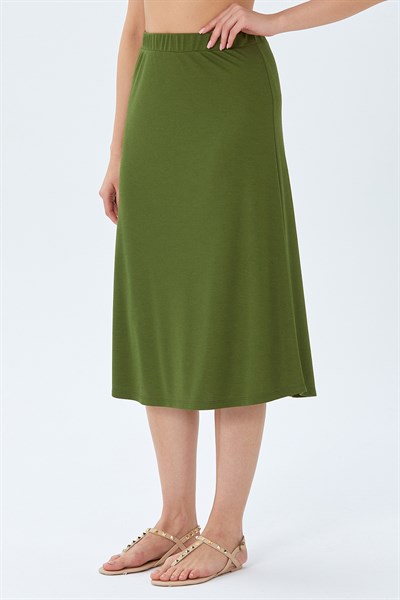 Beli Lastikli Midi Boy Etek 026-2012