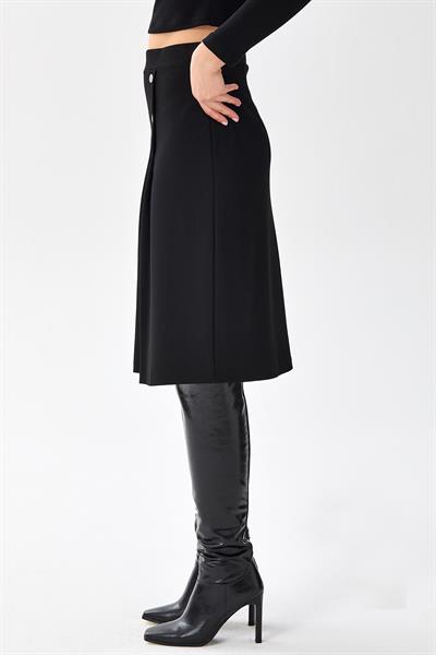 Beli Lastikli Metal Aksesuarlı Etek 256-2014