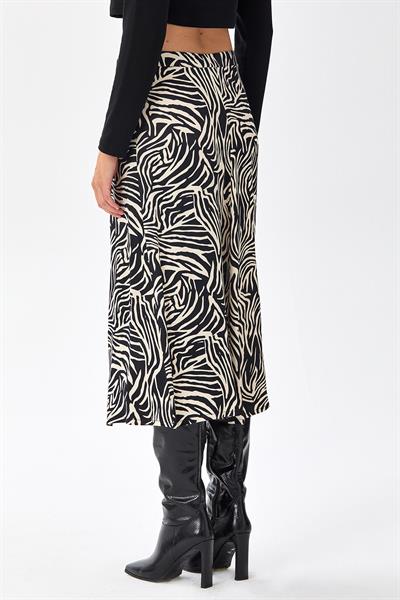 Beli Lastikli Midi Boy Etek 256-3500