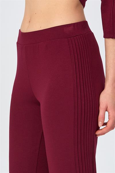 Beli Lastikli Nervür Detaylı Cepli Pantolon 026-2101