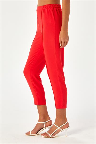 Beli Lastikli Önü Dikişli Pantolon 024-3506