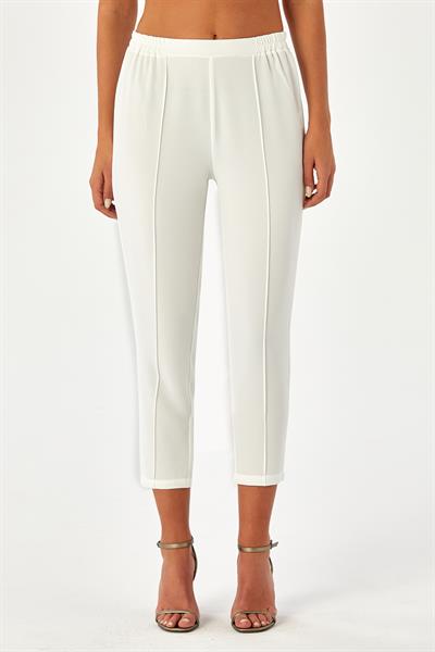 Beli Lastikli Önü Dikişli Pantolon 024-3506