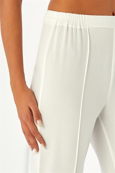 Beli Lastikli Önü Dikişli Pantolon 024-3506